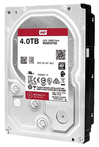 Western Digital Red Pro 4 TB NAS Hard Drive 8 to 16.